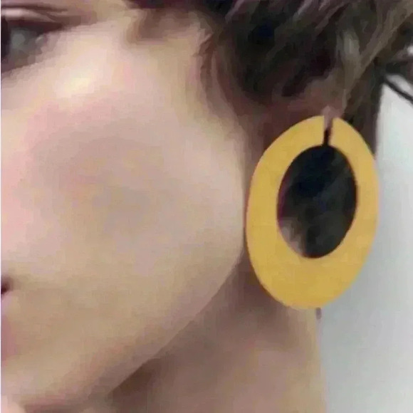 Zara open circle earring - Picture 1 of 3